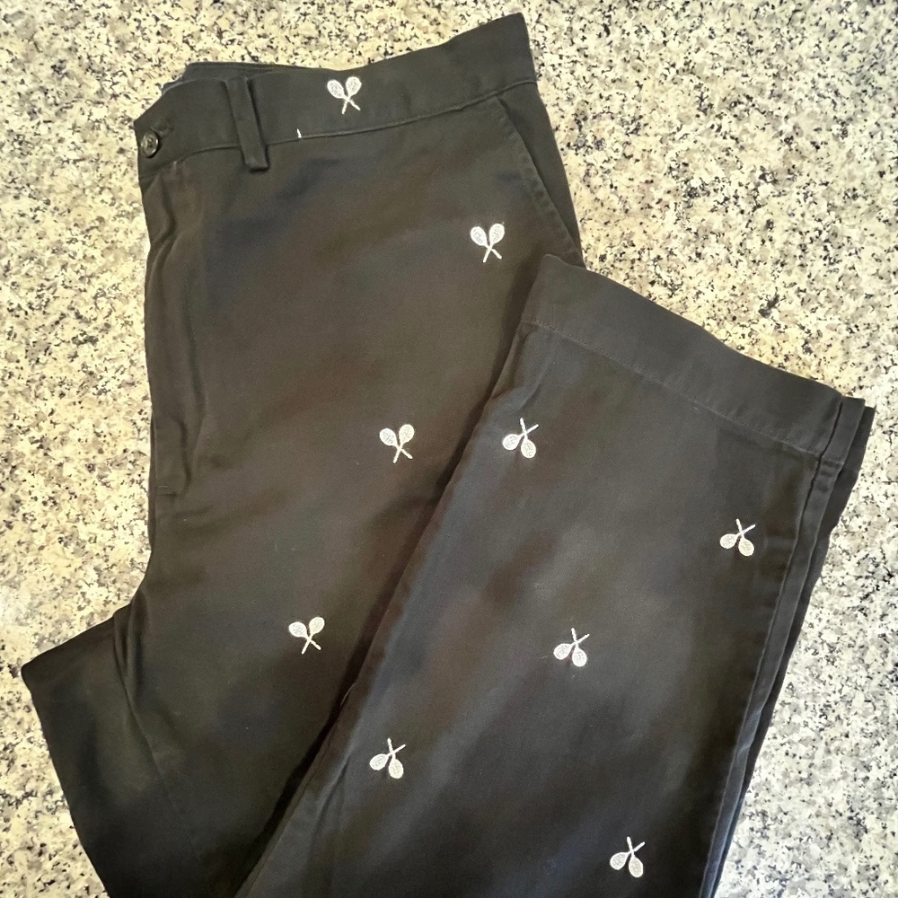 Polo  black cotton pants 36x32